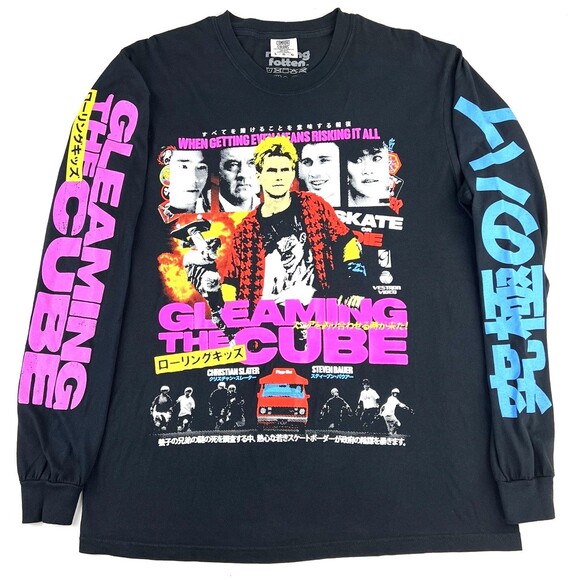 Rucking Fotten Gleaming the Cube LG Rare Limited Christian Slater Long Sleeve T - Picture 1 of 10